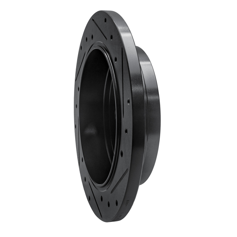Mercedes-Benz ML320 Brake Rotor (1) - Rear Left - R1 Concepts - Drilled & Slotted - Black - `98-`05